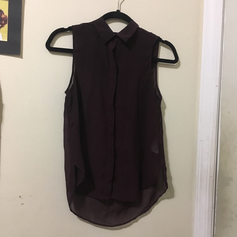 - Banana Republic Mesh Top Violet